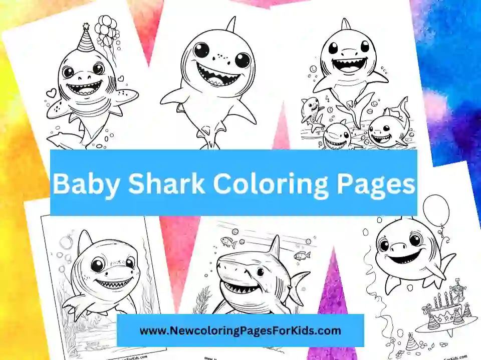 Baby Shark Coloring Pages