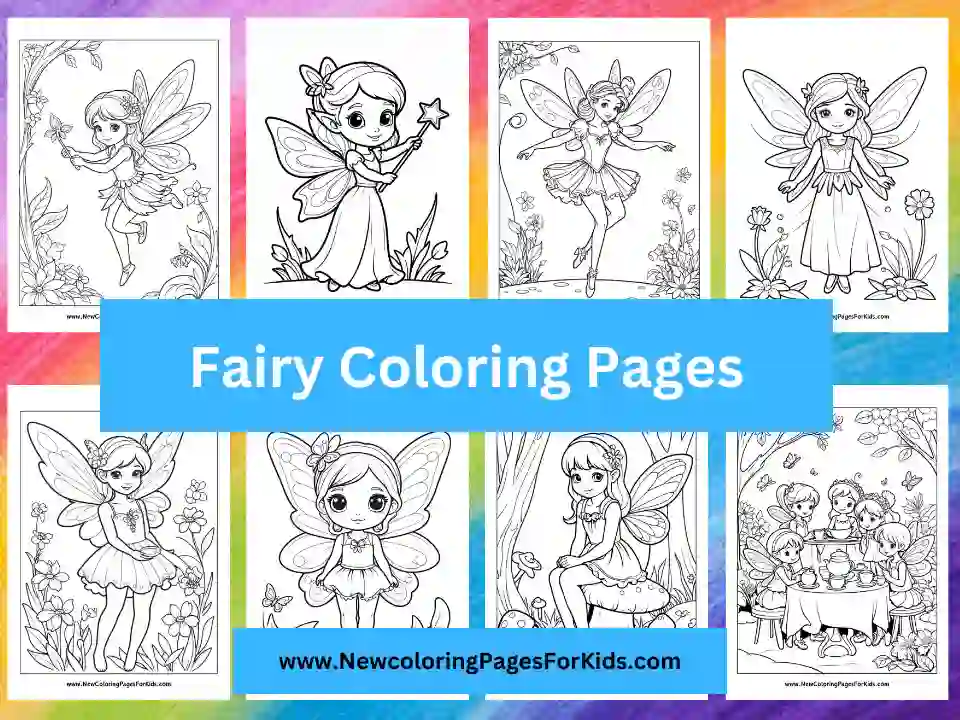 Fairy Coloring Pages