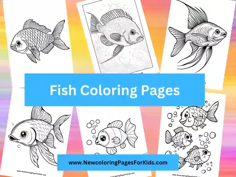 Fish coloring pages