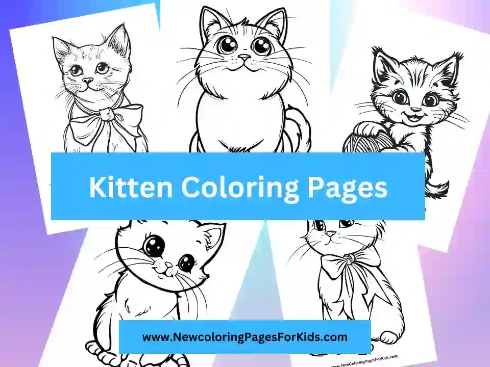 kitten coloring pages