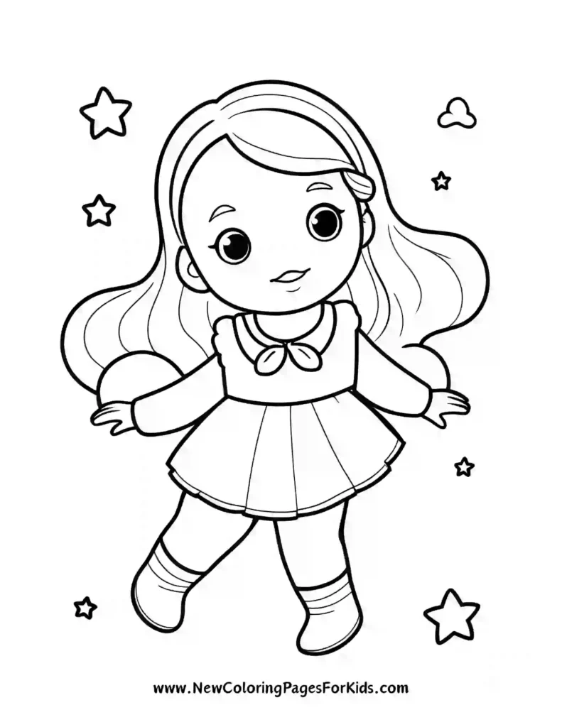 Taylor Swift for Kids A Simple Coloring Page to Enjoy - Taylor Swift coloring pages